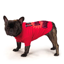 Tiny but Mighty Dog Polo Shirt - Art Dog T-Shirt - Word Art Dog Clothing