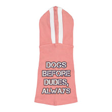Dogs Before Dudes Dog Shirt with Hoodie - Dog Theme Dog Hoodie - Funny Dog Clothing