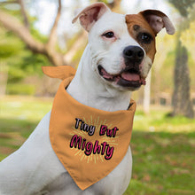 Tiny but Mighty Pet Bandana - Art Dog Bandana - Word Art Pet Scarf