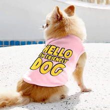 I'm Friendly Dog Dog Sleeveless Shirt - Themed Dog Shirt - Cute Dog Clothing