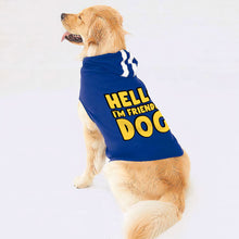 I'm Friendly Dog Dog Shirt with Hoodie - Themed Dog Hoodie - Cute Dog Clothing