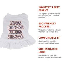 Dogs Before Dudes Dog Sundress - Dog Theme Dog Dress Shirt - Funny Dog Clothing