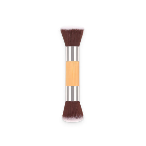 Double-Headed Bamboo Makeup Brush