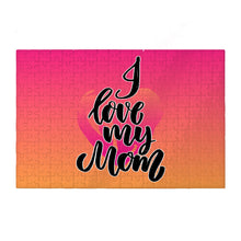 I Love My Mom Puzzles - Heart Design Jigsaw Puzzle - Cute Puzzles