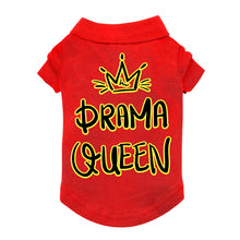 Drama Queen Dog Polo Shirt - Funny Dog T-Shirt - Themed Dog Clothing