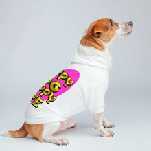 Happy Dog Happy Life Dog Hoodie - Phrase Dog Coat - Art Print Dog Clothing