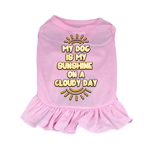 My Dog Is My Sunshine Dog Sundress - Phrase Dog Dress Shirt - Cute Dog Clothing
