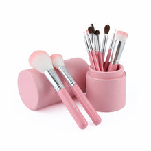 10-Piece Pink Makeup Brush Set
