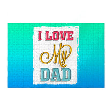 I Love My Dad Puzzles - Cool Print Jigsaw Puzzle - Best Design Puzzles
