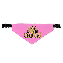 Drama Queen Pet Bandana Collar - Funny Scarf Collar - Themed Dog Bandana